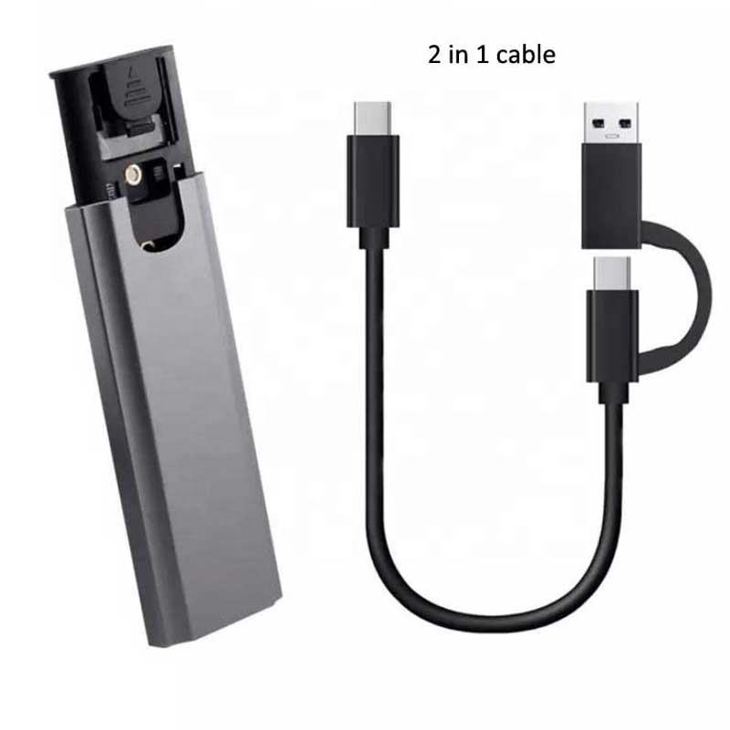 Chinese factory supplier supply Tool Free M2 Ngff Ssd Enclosure Type C Usb3.1 Nvme Sata 2 In 1 M.2 Nvme Ssd External Portable Enclosure Case - Buy Ssd Pcie/nvme Case Enclosure M.2 Ssd Enclosure m.2 Nvme Enclosure M.2 Pcie Nvme Ssd To Usb 3.1 Type-c m2 Ssd Enclosure Dual Nvme M.2 Enclosure