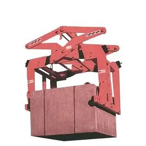 Cement sand brick forming maker machinery brick stack grapple scissor grab cement concrete brick making machine