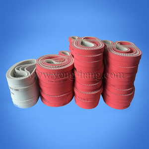 Yonghang T10 Pu Synchronous <b>Belt</b> <b>Red</b> Apl Adhesive Wear Resistant For Glass Edging Machines - Product Image 3