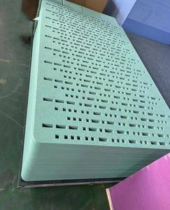 Panneaux de cloisons de <span class=keywords><strong>bureau</strong></span> acoustiques en Polyester recyclable, écrans acoustiques portables, séparateurs de pièces - Product Image 4