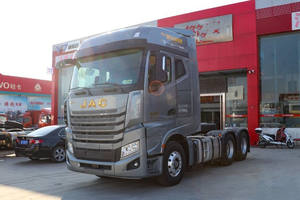 Buone condizioni usato JAC 490 <span class=keywords><strong>trasporto</strong></span> <span class=keywords><strong>cavalli</strong></span> semirimorchi 6x4 trattore <span class=keywords><strong>camion</strong></span> - Product Image 4