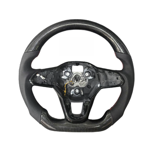 Utilisé pour modifier la fibre de carbone pour les disques sport à 4 branches en forme de D pour les modèles Volkswagen <span class=keywords><strong>Golf</strong></span> <span class=keywords><strong>GTI</strong></span> Jetta Passat - Product Image 4