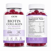 Gummies de biotine et collagène en marque blanche – Vente en gros, OEM, ODM, formule personnalisée, supplément de soutien beauté, approvisionnement en vrac