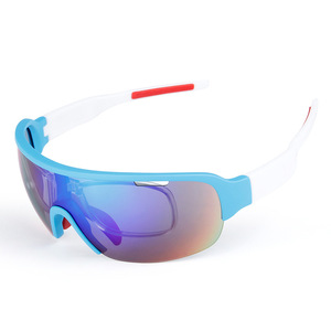 Semi-Rimless Polarized Cycling <b>Sunglasses</b> TR90 Frame Windproof Sport Eyewear <b>for</b> Outdoor Activities - Product Image 3