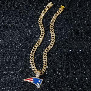 Nuevo Collar con Colgante Geométrico de Aleación con Diseño Innovador y Personalizado de Bandera Americana, Collar Moderno para Hombre, Joyería de Moda - Product Image 4