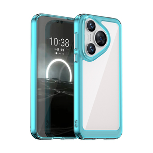Antichoc hybride dur acrylique dur PC dos souple cadre en TPU couverture arrière avec intérieur 4 coins pour <span class=keywords><strong>Huawei</strong></span> Pura <span class=keywords><strong>70</strong></span> - Product Image 1