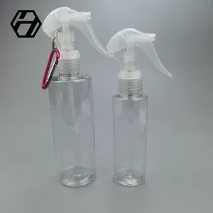 Botella de plástico transparente con gatillo de espray para mascotas, espray con tapa, 30ml, 50ml, 60ml, 80ml, 100ml, 120ml, 250ml, 300ml, 500ml