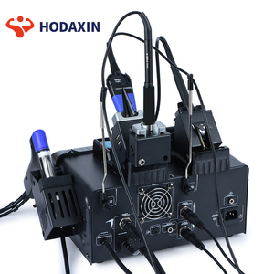 Station de soudage 5-en-1 YIHUA 948D-IV avec aspirateur à étain, fer à souder 245, pistolet à air chaud, stylo de dépose IC et dispositif de fixation pour téléphone - Product Image 2