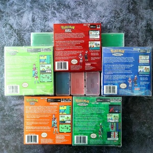 Boîte de jeu NTSC/USA avec finition holographique métallisée vert feuille, rouge rubis, saphir, émeraude pour GBA Game Advance - Product Image 4