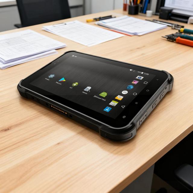 IP67 Industrial Rugged 8inch Touch Screen Android Handheld Tablet with MTK Octa-core 2.3G 4G WiFi GPS Barcode Scanner Optional