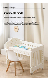 Cambiador de Bebé Convertible en Cuna con Bañera y Masajeador, Plegable y Portátil para Recién Nacidos, Guardería en Casa - Product Image 5