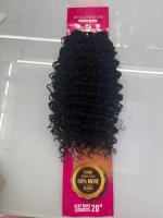 CECILLIA WIG Japanische Hochtemperaturfaser Synthetische Einzelsträhne 150% Dichte Tiefe Welle Spanischer Stil Gefärbtes Haar zum Einnähen