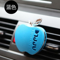 Diffuseur de parfum pour voiture en forme de pomme, clip coloré pour grille d'aération, décoration de sortie d'air, accessoires intérieurs de voiture