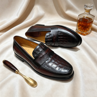 Mocassins Confortables et Respirants pour Hommes 2026 – Chaussures Décontractées en Cuir Souple Légères à Enfiler pour l'Été – Idéales pour la Conduite