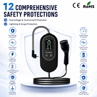 Borne de recharge 7kW GB/T 32A 220V CCC CE RoHS Tesla BYD Li Nio Xpeng Auto Geely Changan JAC Chery Chargeur EV portable