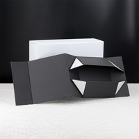 Boîte d'emballage magnétique rigide et dure en papier de carton recyclable de taille personnalisée boîte cadeau magnétique pliante de luxe avec couvercle magnétique