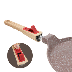 Poêle à crêpes professionnelle de 8/10/12 pouces en aluminium moulé avec revêtement céramique antiadhésif, poêle à dosa tawa avec poignée <span class=keywords><strong>amovible</strong></span> - Product Image 3