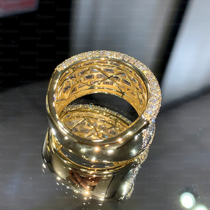 GEMLOVE Classic women <b>Ring</b> 18K Gold 4.96 Carat Lab-Grown Diamond <b>Ring</b> Exquisite Jewellery Anniversary Gift - Product Image 2