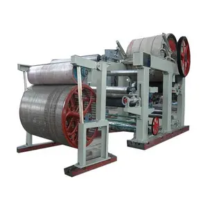 Paper Making Machine Price Toilet Tissue Paper Manufacturing Machine Roller Cylinder Mold Couch Dryer Spreading Roller Paper Making Felt