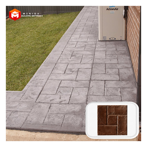 Les timbres imprimés concrets matériels durables de résine de polyuréthane moulent les tapis concrets de timbre - Product Image 3