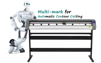 Mejor Proveedor Nuevo Plotter de Corte de Vinilo Semiautomático Ayf de 720mm (28'') para Láminas, Cortador de Aluminio AC 220V con Tinta UV 100W, 1 Año de Garantía