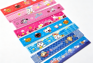 Papelería Elegante para Niños, Útiles Escolares Kawaii, Regla Elegante de Plástico Ecológico de 15 cm - Product Image 4