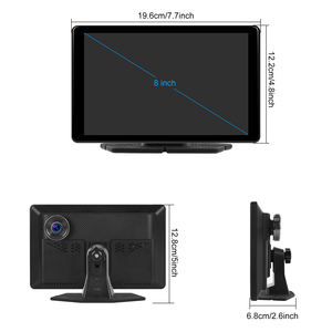 Hikity 8 pouces Android 8 cœurs Écran sans fil CarPlay 4+64G DVR GPS Android CarPlay Android Auto Prise en charge de <span class=keywords><strong>Netflix</strong></span> Youtube GPS WIFI OEM - Product Image 5