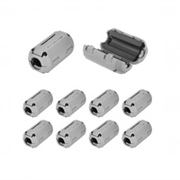 Perles de ferrite EMI 35B 50B 1330B 70B, serpentin de ferrite à clipser NiZn