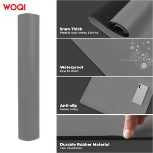 Esterilla de Yoga WOQI de 72x26 Pulgadas, 5mm de Grosor, TPE Antideslizante, Plegable, para Principiantes - Product Image 3