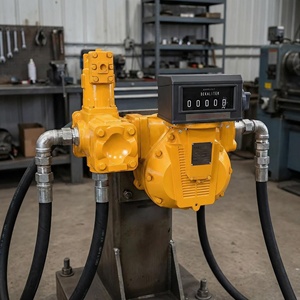 Misuratore di Portata a Dislocazione Positiva Serie Contatore di Flusso Carburante in Metallo di Precisione per Benzina Diesel GNL Certificato ATEX 220V 55-550L/min - Product Image 5