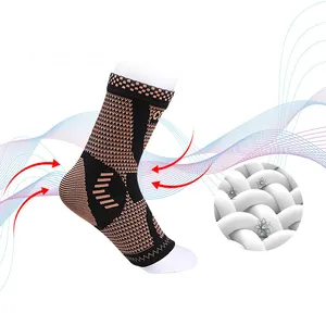 Fixed Ankle Brace Nylon Fabric Compression Fits Skin Breathable Ankle Brace