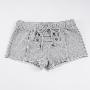 Shorts Deportivos Casuales de Cintura Baja para Mujer, con Detalle de Botones, Estilo Spicy Hot Girl - Product Image 2