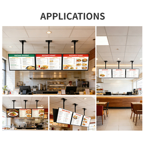 Écrans d'affichage numériques pour menu de café, 32, 43, <span class=keywords><strong>55</strong></span> pouces, LCD LED, pour restaurants, sur mesure, Android, Wifi, 4G, signalisation numérique - Product Image 6