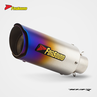Système d'échappement de moto Forsound Factory à prix de gros, silencieux en acier inoxydable Zontes703RR style MotoGP, tuyau de pot d'échappement court en forme de couronne
