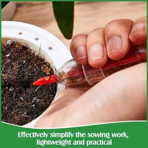 Mini siringa manuale seminatrice giardino e fertilizzante fioriera strumento per uso domestico aiuola seminatrice Dispenser - Product Image 2