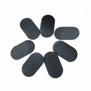 40 50 80 Mesh <strong>Black</strong> <strong>Wire</strong> Cloth <strong>Filter</strong> <strong>Disc</strong> Extruder Mesh Screen For Plastic Rubber Industry - Product Image 3