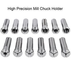 Горячая распродажа R8 3-20 мм размер фрезерные цанги 13 шт. набор R8 M12 или 7/16 UNF резьбовые Пружинные Цанги - Product Image 5