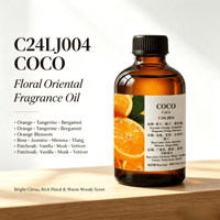 Huile parfumée florale orientale C24LJ004 COCO, parfum boisé agrumes longue durée pour diffuseur de parfum commercial pour hôtel et spa