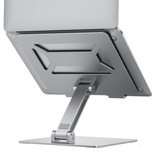 Portable Holder Laptop Stand Riser Creative Folding Storage Bracket Metal Foldable Desktop Dj Laptop Stand Aluminium Adjustable