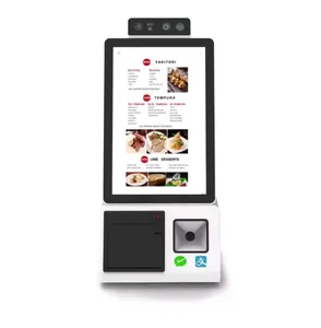 WUXIN mesin kasir layar sentuh 10.1 ", dengan kamera teropong wajah Id Terminal pembayaran Pos untuk berbagai pembayaran
