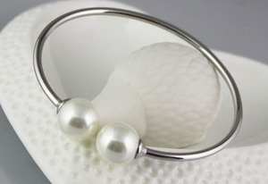 Braccialetto aperto di perle d'argento all'ingrosso della fabbrica <span class=keywords><strong>per</strong></span> le donne bracciale di perle di <span class=keywords><strong>san</strong></span> <span class=keywords><strong>valentino</strong></span> presente bracciale popolare di alta qualità - Product Image 5