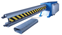 Cvc tuyau plat ovale conduit formant la machine
