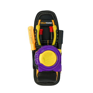 MELOTOUGH Heavy Duty Tradesman Mini <strong>Work</strong> Electricians Tool <strong>Pouch</strong> 6 Pockets Hammer Holder Fit for Various Sized - Product Image 2