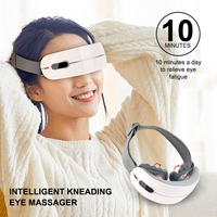 Portátil 10 minutos veces conectividad Bluetooth cuatro modos de masaje terapia de calor masajeador de ojos