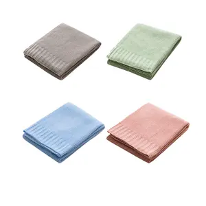 Wholesale breathable absorb sweat baby wrap waffle blanket soft bamboo fabric Baby Nap Swaddle Blankets