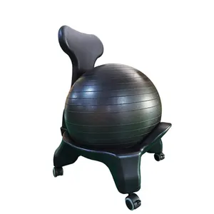 Balance Ball Chair Exercise Stability Yoga Ball Premium Ergonomic Chair for Home and Office Desk with Air Pump