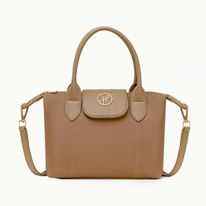Bolso de Mano de Cuero Genuino para Mujer, Estilo Retro, Gran Capacidad, Bolso de Hombro de Nailon Crudo Suave - Product Image 1