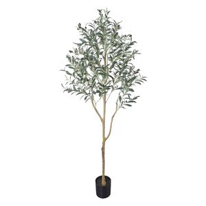 Venta Directa de Fábrica, Olivo Artificial de Plástico de 120cm/150cm/180cm, Flor de Seda de Simulación, PVC Suave, Decoración del Hogar, Accesorios de Fotografía - Product Image 5