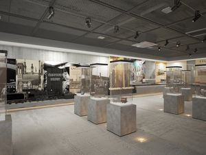 Mostrador de cristal de museo de gama alta con muebles de exhibición de tienda de antigüedades moderno personalizado con iluminación LED para escaparate de joyería - Product Image 2