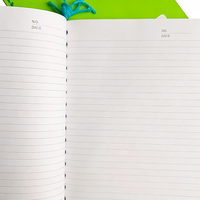 Maßgefertigtes Garngebundenes Notizbuch 200x148mm Einzellinien-Regelung Schulübungsbuch 80 Blatt Schüler-Schreibheft Großhandel